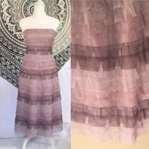 BCBG MAXAZRIA waterfall dress